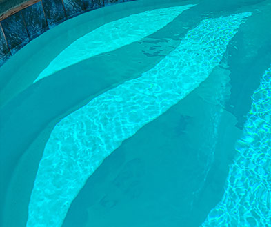 Detail_CoralBlue Coral Blue from the Imagine Pools range of pool colors