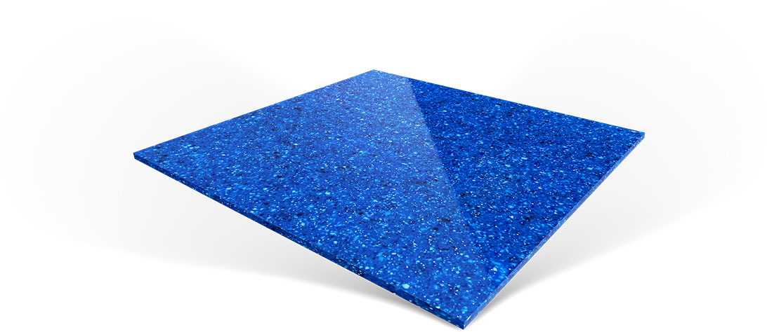 Tile_OceanBlue Fiberglass swimming pool colors: Ocean Blue